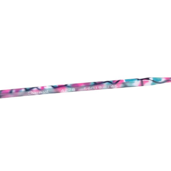 Charmant 4228 56-19-145 Color-GU Japan Cotton Candy Circle Women FRAMES ONLY! - Picture 9 of 11
